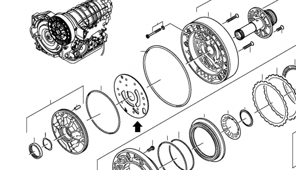 01v321445,1060310091,99630740500,5HP19 zwischenplatte